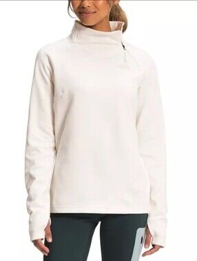 The North Face Women's Long Sleeve White Pullover